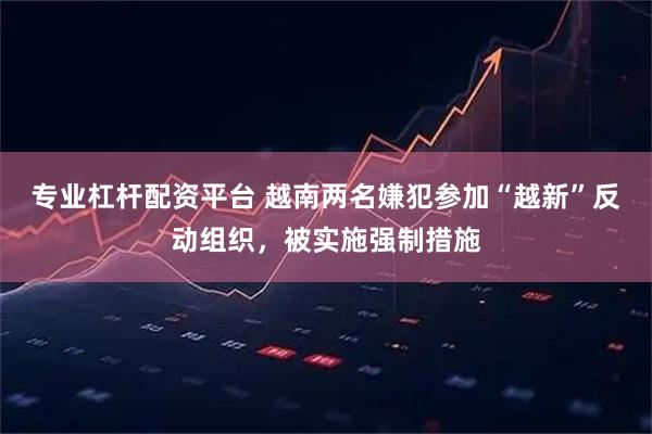 专业杠杆配资平台 越南两名嫌犯参加“越新”反动组织，被实施强制措施