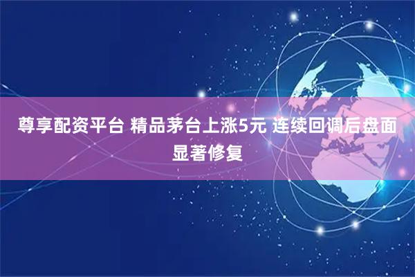 尊享配资平台 精品茅台上涨5元 连续回调后盘面显著修复